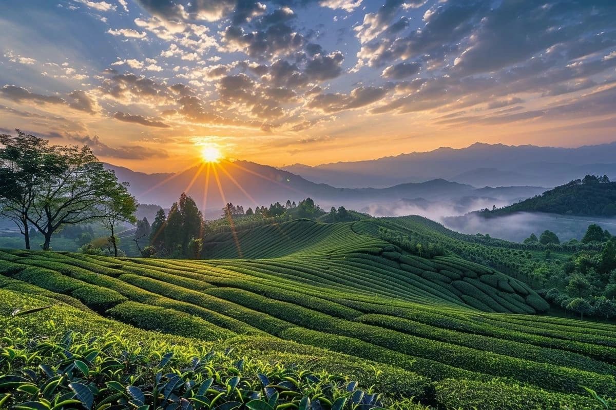 Tea Estate & Waterfall Tour